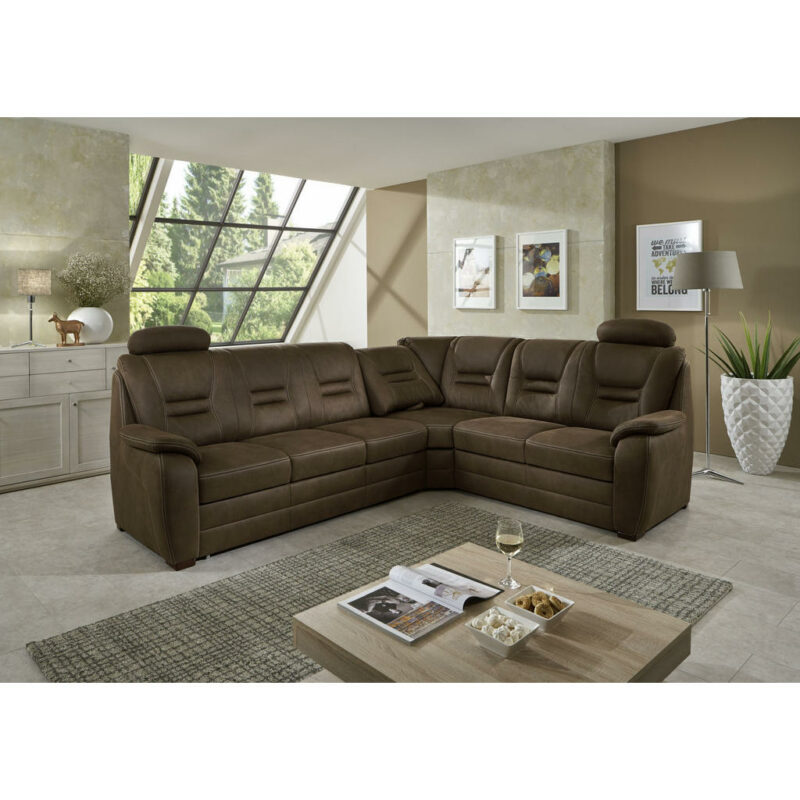 Beldomo Comfort ECKSOFA Braun – Bild 3