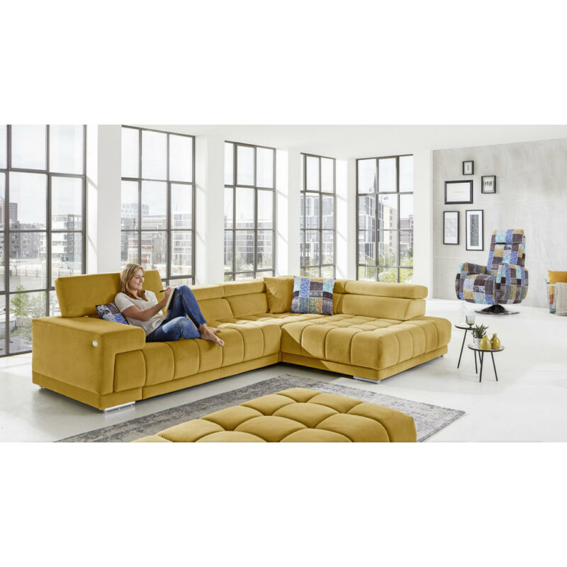 Beldomo Speed ECKSOFA Gelb – Bild 3
