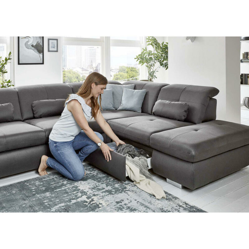 Beldomo Speed ECKSOFA Grau – Bild 3