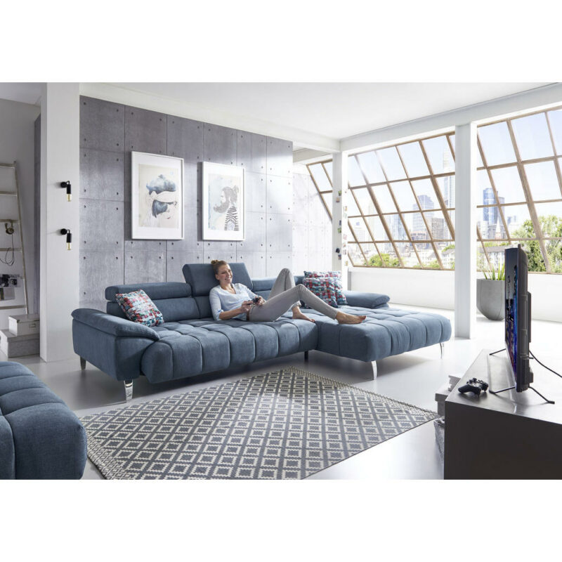Beldomo Style ECKSOFA Blau – Bild 2