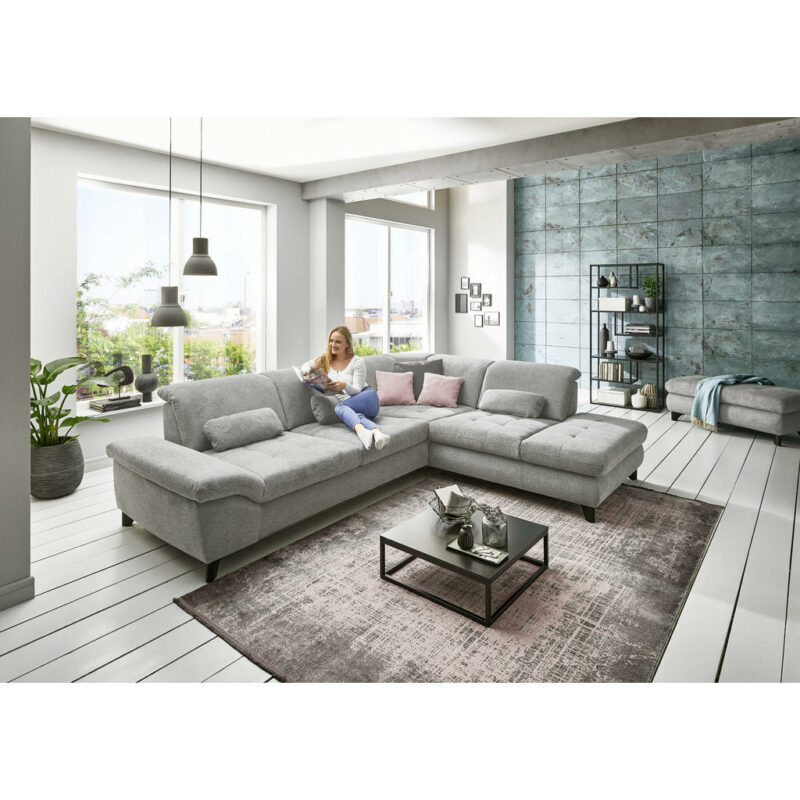 Beldomo Style ECKSOFA Grau – Bild 2