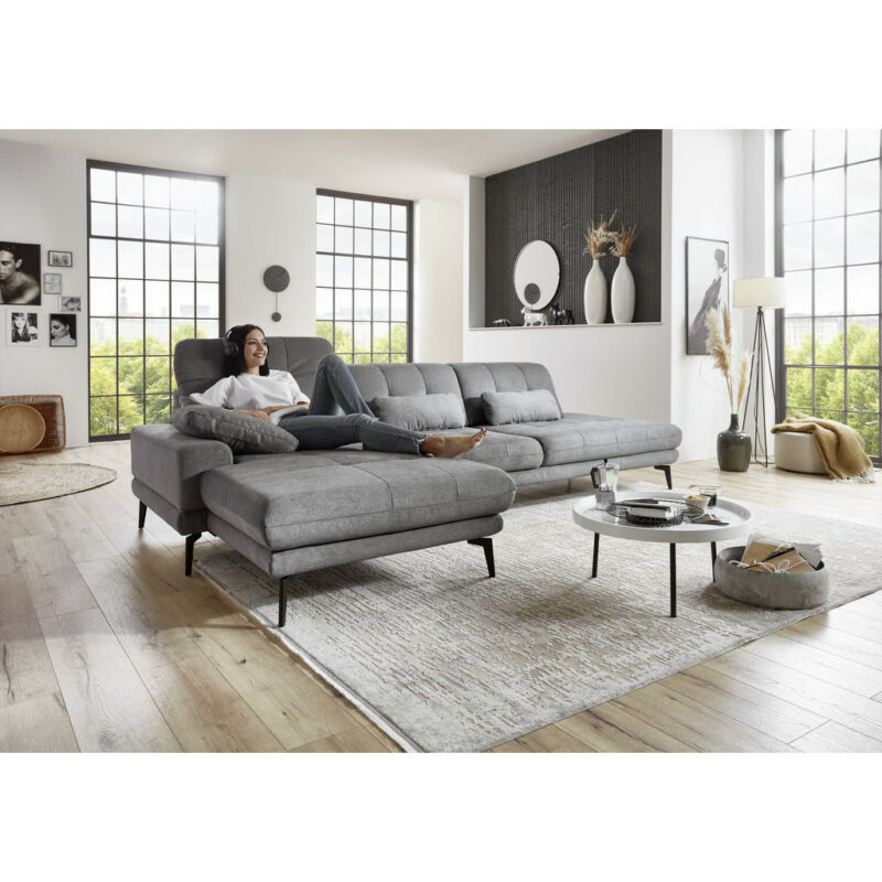 Beldomo Style ECKSOFA Grau – Bild 2