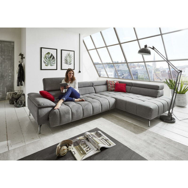 Beldomo Style ECKSOFA Grau – Bild 2