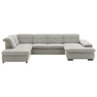 Beldomo Style WOHNLANDSCHAFT Hellgrau 6