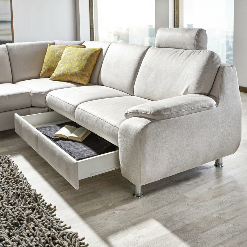 Beldomo System ECKSOFA Silber – Bild 3