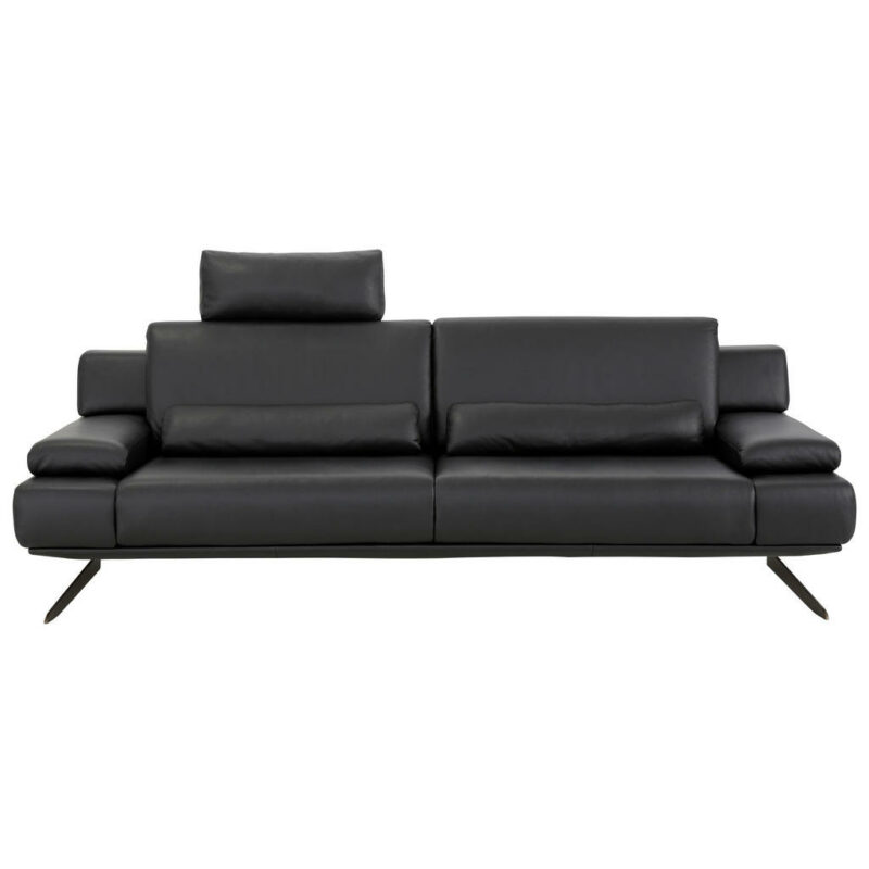 Chilliano DREISITZER-SOFA Schwarz – Bild 3