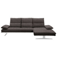 Chilliano ECKSOFA Dunkelbraun