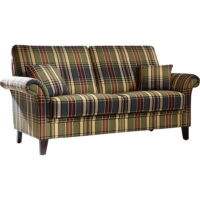 Elegando ZWEISITZER SOFA Mehrfarbig