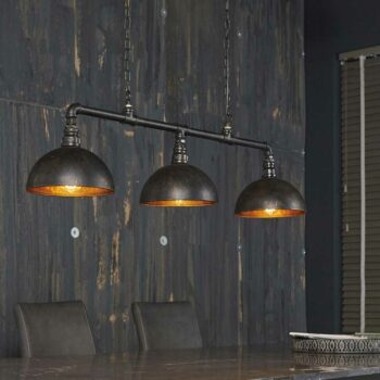 Pendelleuchte in Schwarz Industriedesign