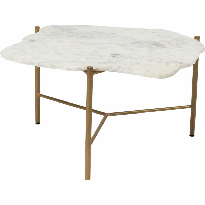 Couchtisch Piedra Weiß 76x72cm