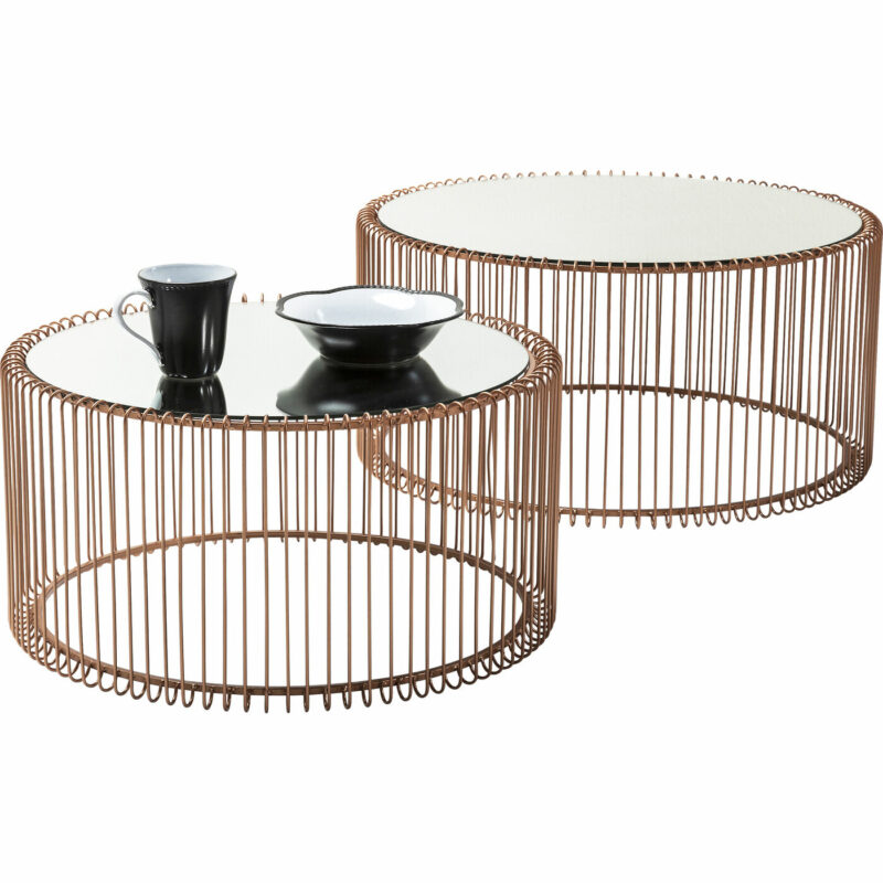 Couchtisch Wire Copper (2/Set)