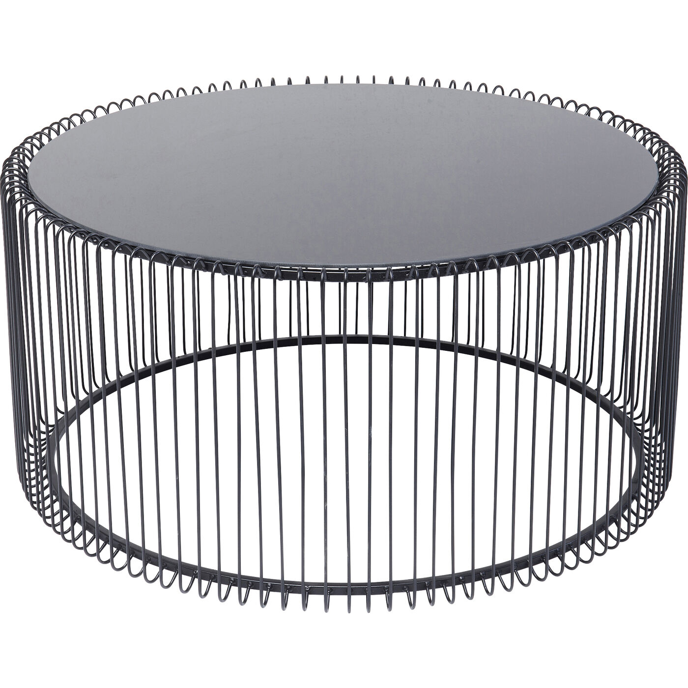 Couchtisch Wire Uno Schwarz Ø80cm