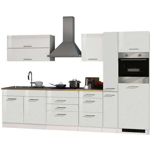 Küchenzeile "Mailand", mit E-Geräten, Gesamtbreite: 320 cm