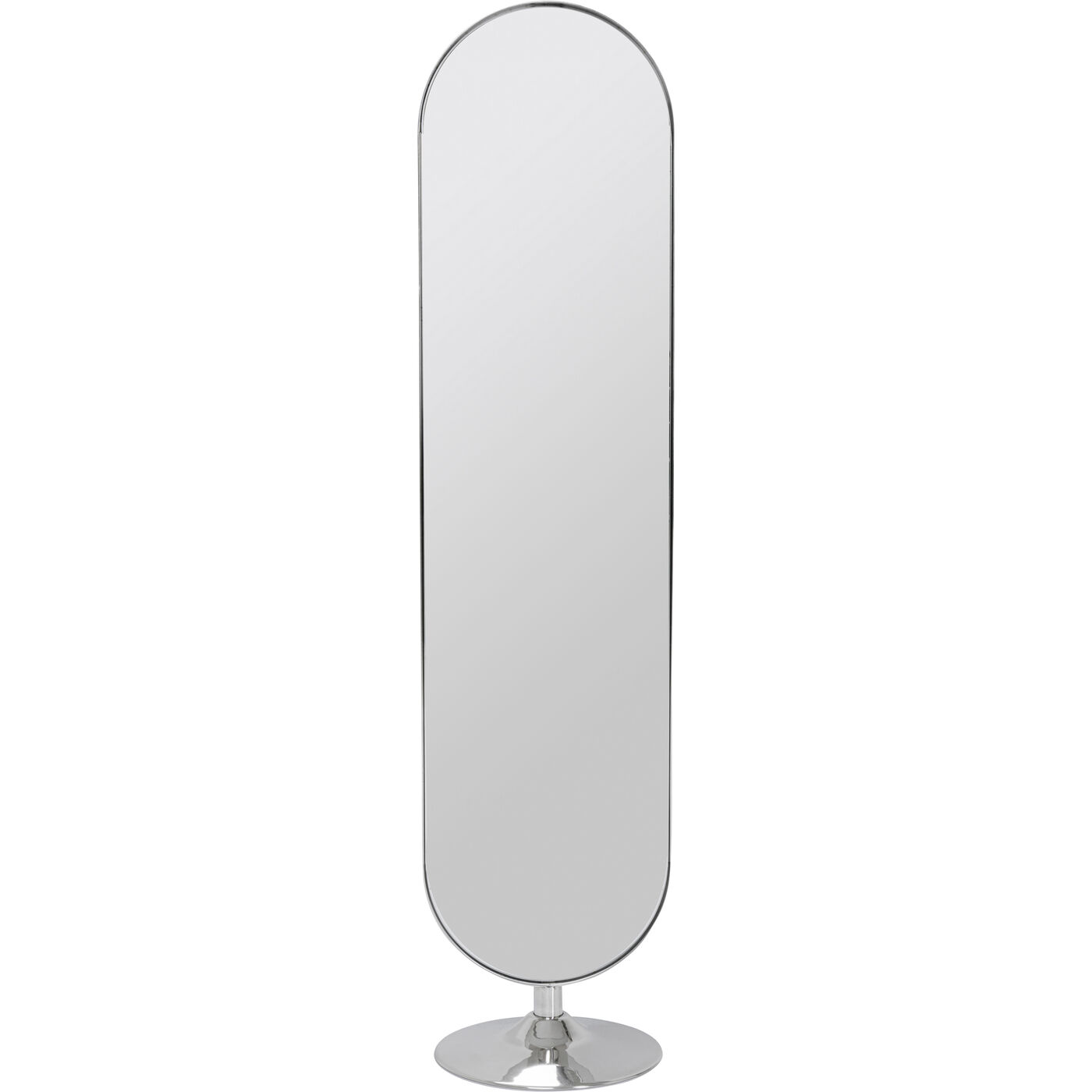 Standspiegel Curvy MO Chrom Look 170x40