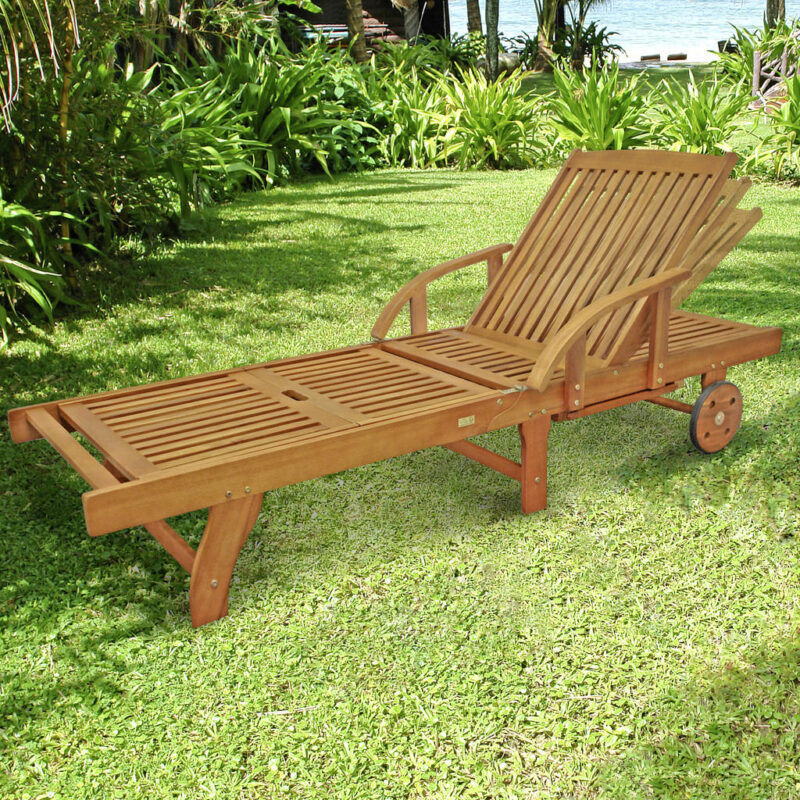 Ambia Garden SONNENLIEGE Hellbraun – Bild 2